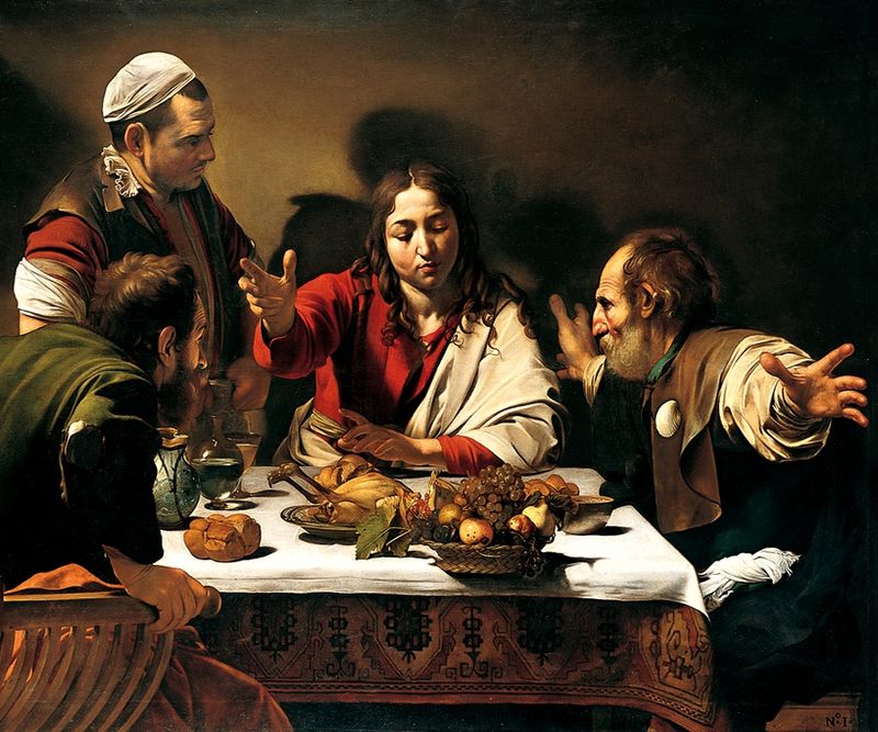 Il dipinto del 1601 – La Cena in Emmaus di Caravaggio e il quadIl dipinto del 1601 – La Cena in Emmaus di Caravaggio e il quadro nel quadroro nel quadro