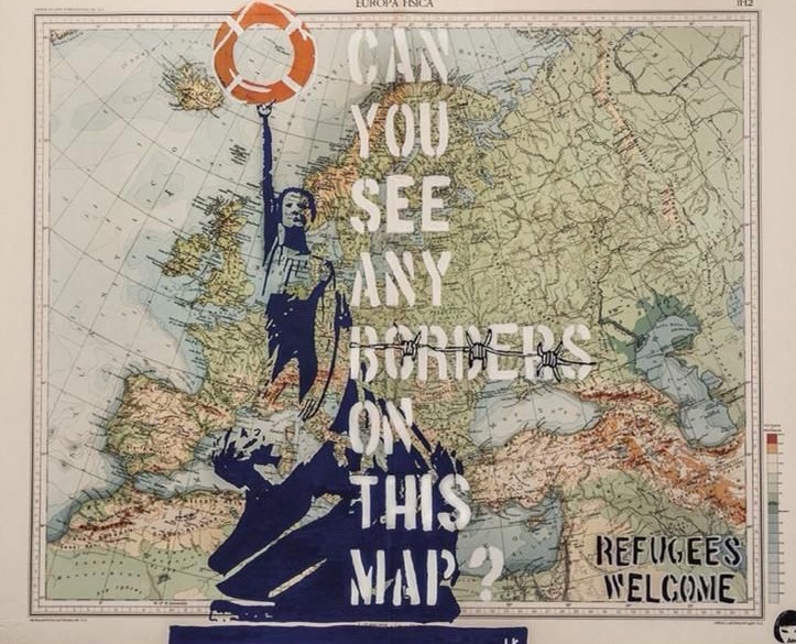 Galleria Rosso20sette, le opere di Laika per sostenere i Medici per i Diritti Umani