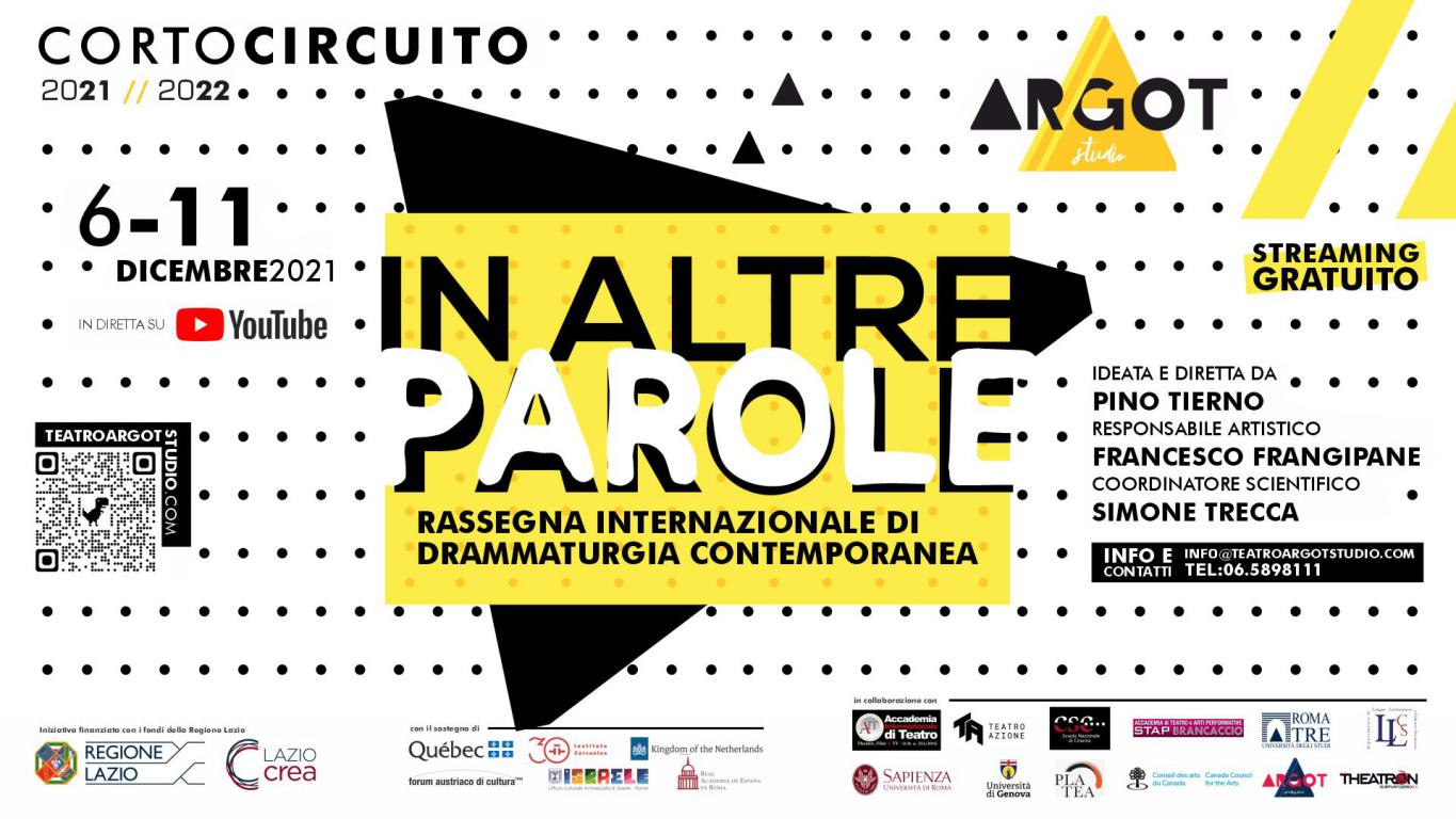 In Altre Parole, la rassegna internazionale di drammaturgia contemporanea va in streaming