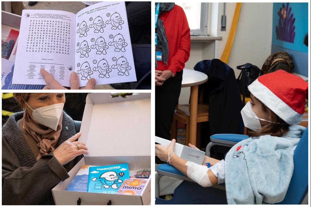 Il pesce dello street artist Merione diventa una strenna per i bambini in difficoltà