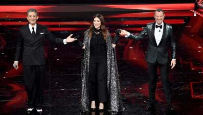 Laura Pausini, Fiorello e Amadeus
