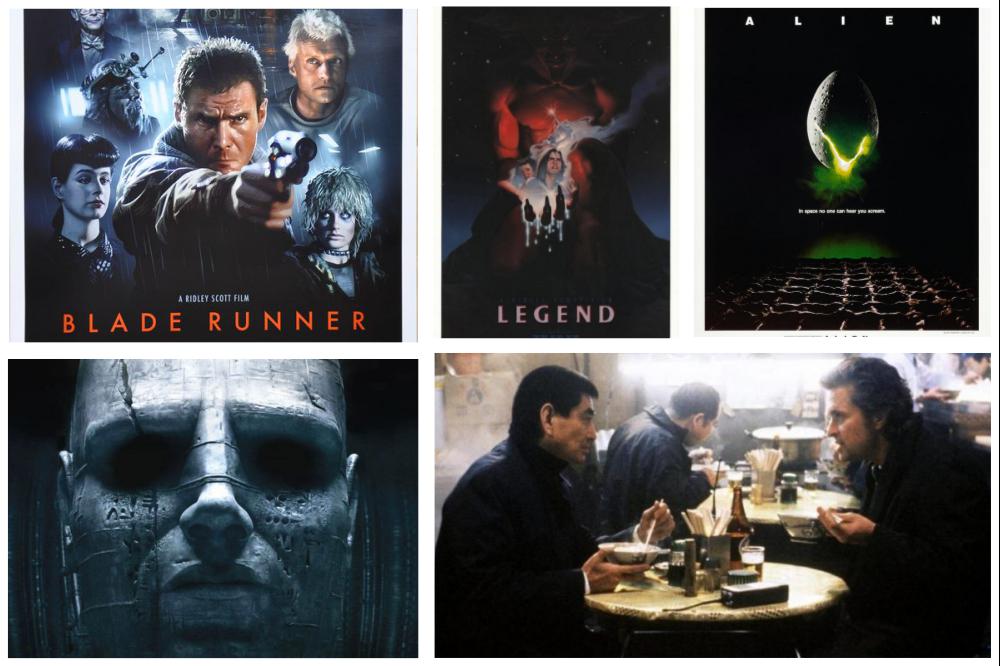 Blade Runner, Legend, Black Rain, Prometheus e Alien...