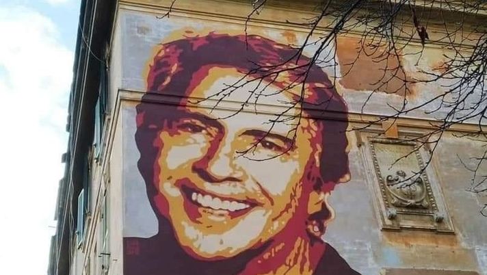 Testaccio, inaugurato il murale dedicato a Lando Fiorini