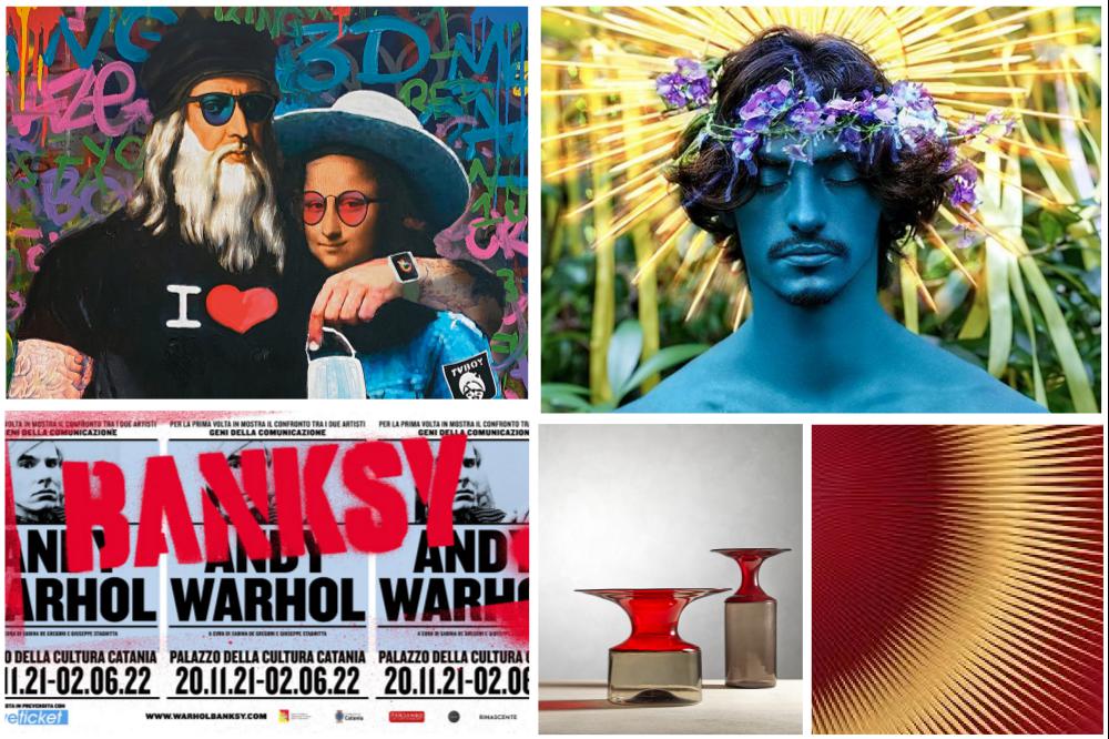 TVBOY, David LaChapelle, Andy Warhol e Banksy, Tapio Wirkkala e Toni Zuccheri, Alberto Biasi
