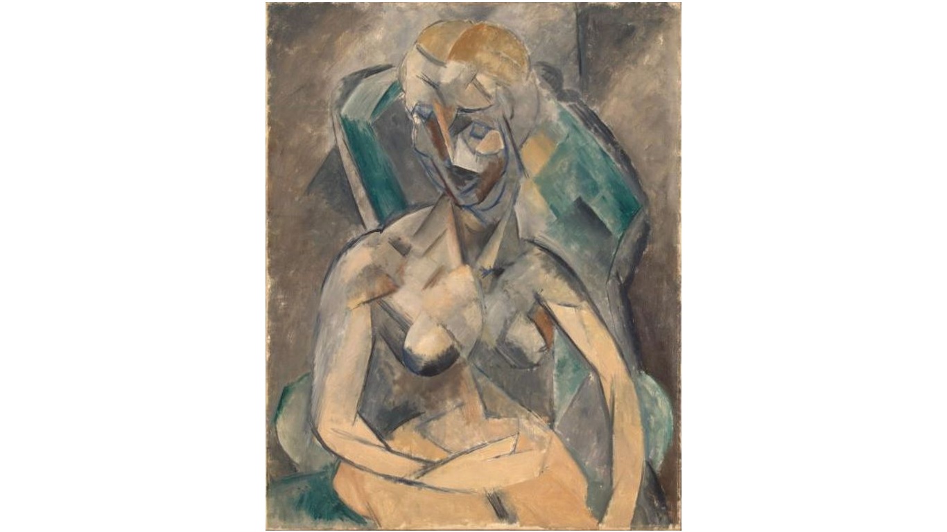 Giovane donna, un Picasso cubista alla Rhinoceros Gallery di Roma