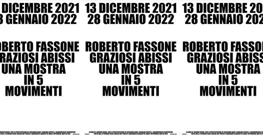 Graziosi abissi, la mostra in trasformazione di Roberto Fassone
