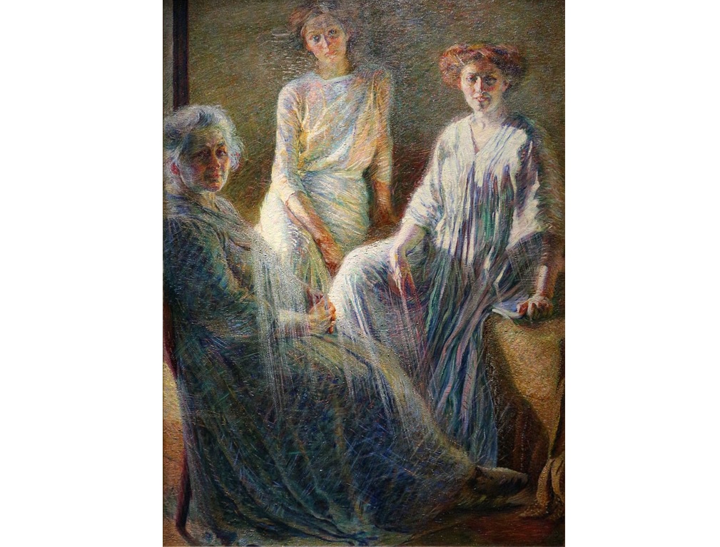 Il dipinto del 1910 – Le Tre donne di Umberto Boccioni, tra divisionismo e futurismo