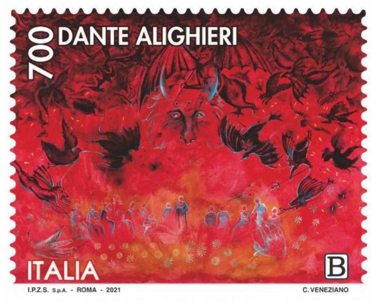 "L'Inferno Divino" secondo Corrado Veneziano in mostra presso Spazio Filatelia