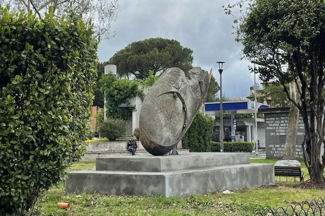 Camilluccia, ripristinato il monumento a Walter Rossi dopo il danno subito nel 2021