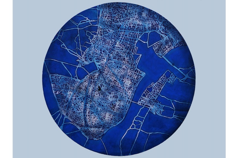 Into the blue, la materia secondo Renzo Bellanca tra tele e carte