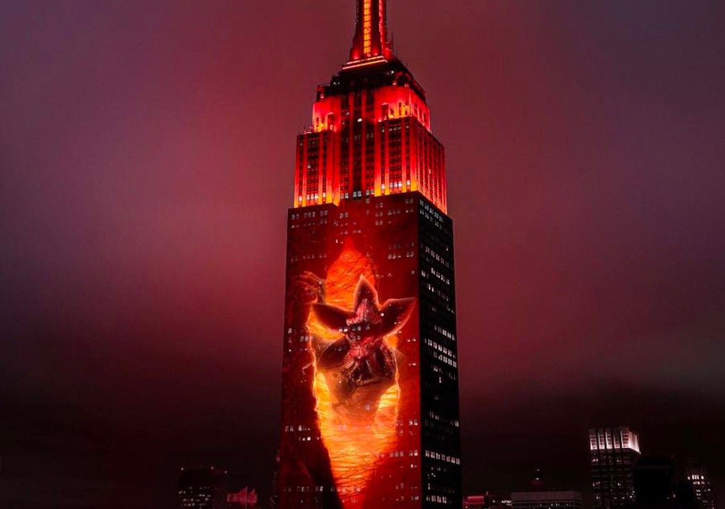 Stranger Things, un Demogorgone sull'Empire State Building di New York