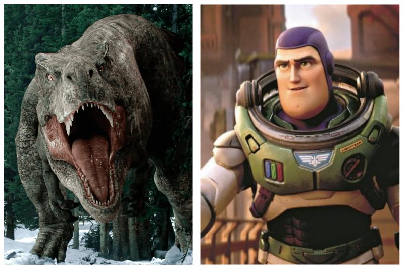 Box office Italia e USA: lo scontro tra dinosauri e Lightyear, Top Gun ancora sul podio