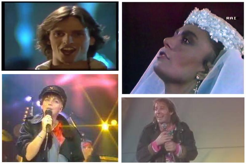 Festivalbar anni ottanta Miguel Bosè Loredana Bertè Gianna Nannini e Vasco Rossi