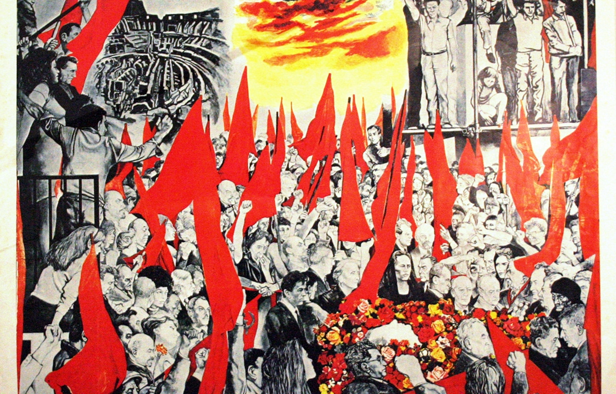 Il dipinto del 1972 - I funerali di Togliatti secondo Renato Guttuso