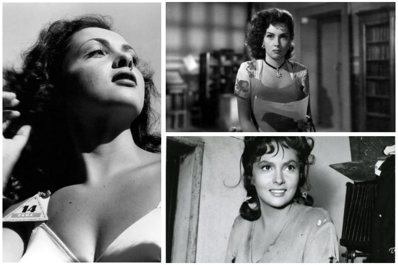 esordi di Gina Lollobrigida, miss Roma, Pane amore e Campane a martello