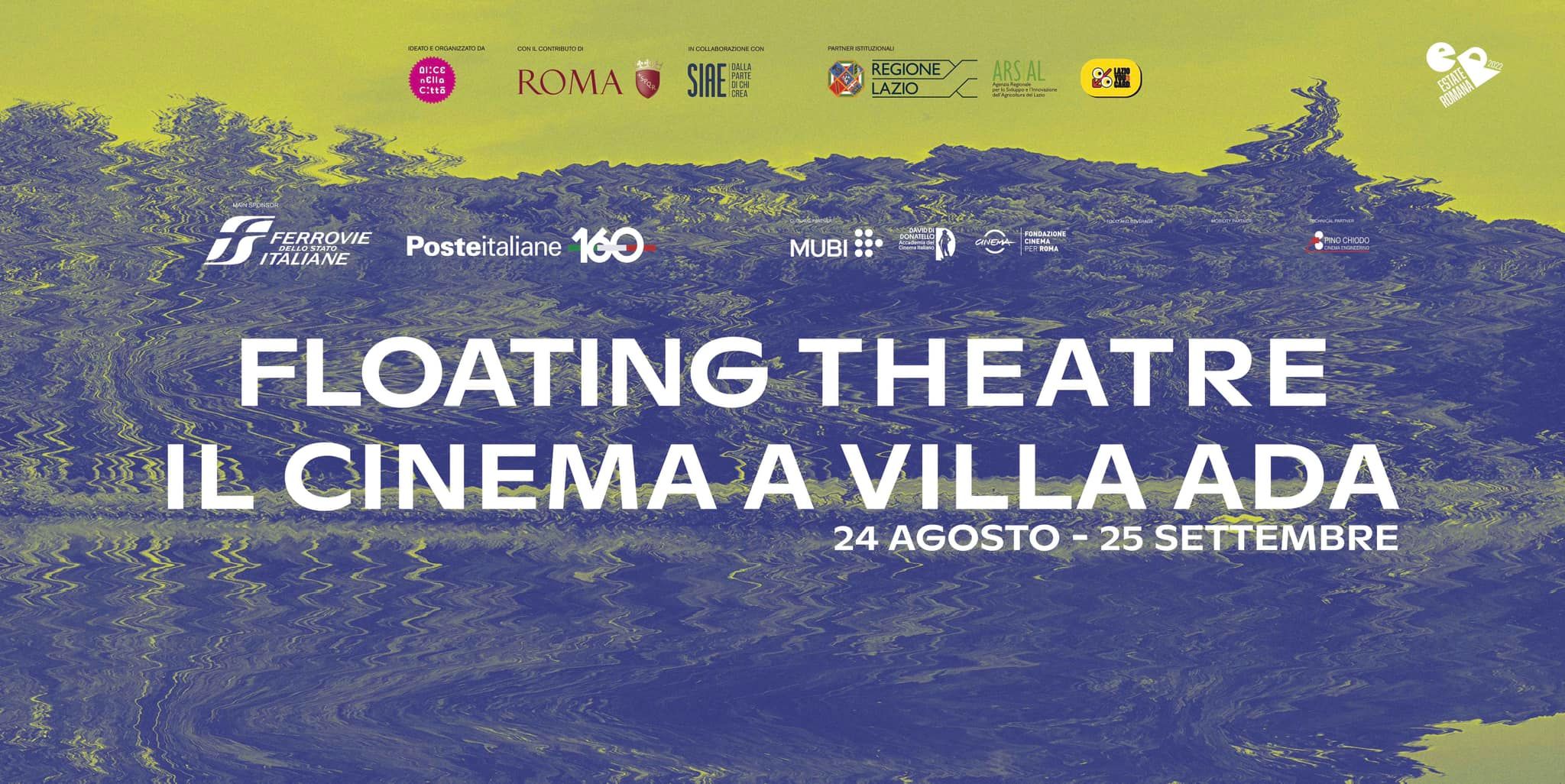 Floating Theatre, tutti i film della rassegna cinematografica a Villa Ada