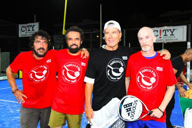 Si conclude a Torvaianica col torneo “vip” di padel “100% Ugo”: Andrea Rivera e Dino Giarrusso i vincitori