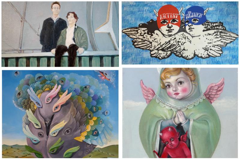 Angeli, 18 artisti per la nuova collettiva della Galleria Afnakafna