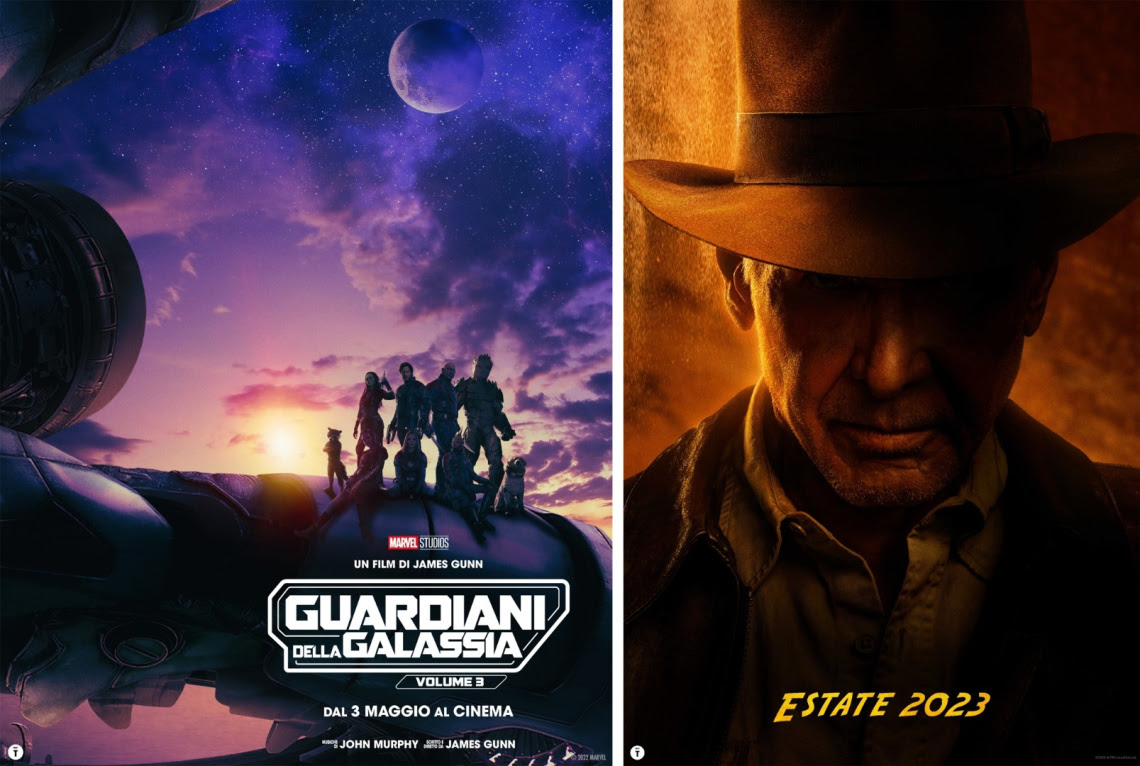 I primi trailer e i poster di Guardiani della Galassia Vol. 3 e Indiana Jones e la Ruota del Destino