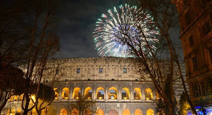 capodanno Roma colosseo