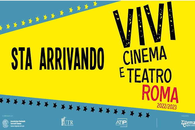 Vivicinema&teatro Roma, un carnet di ingressi a teatro e cinema a 25 euro