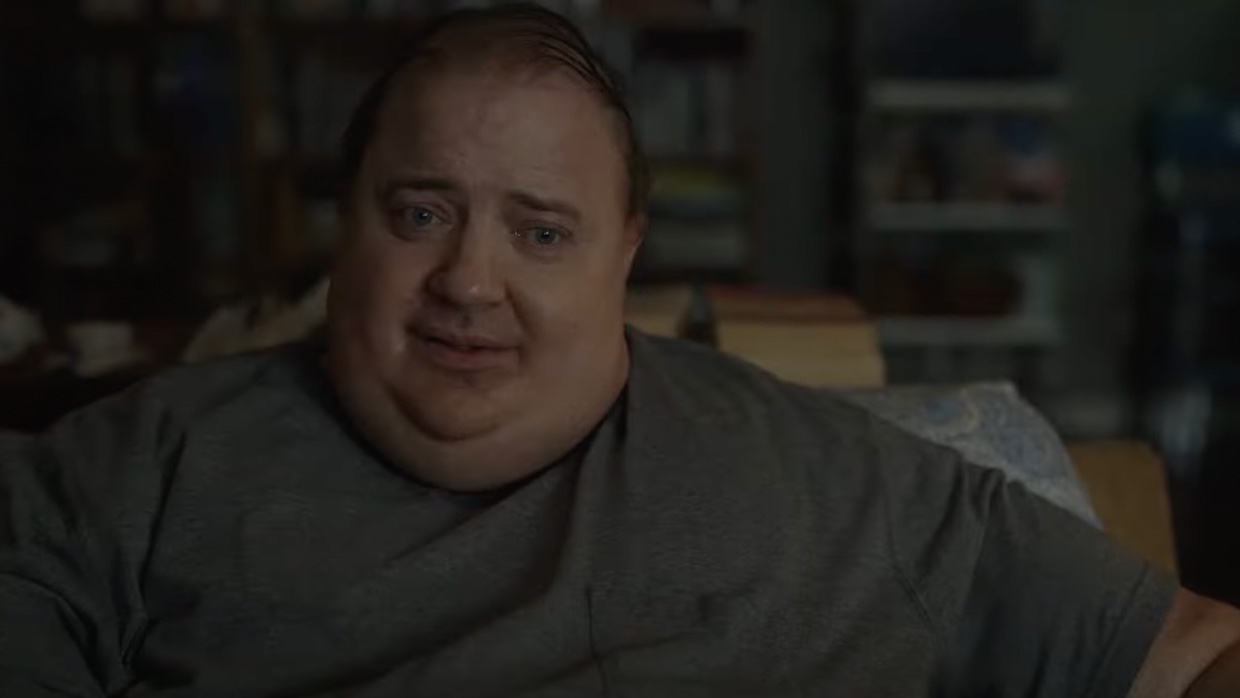 The Whale, la straziante settimana del professore gravemente obeso