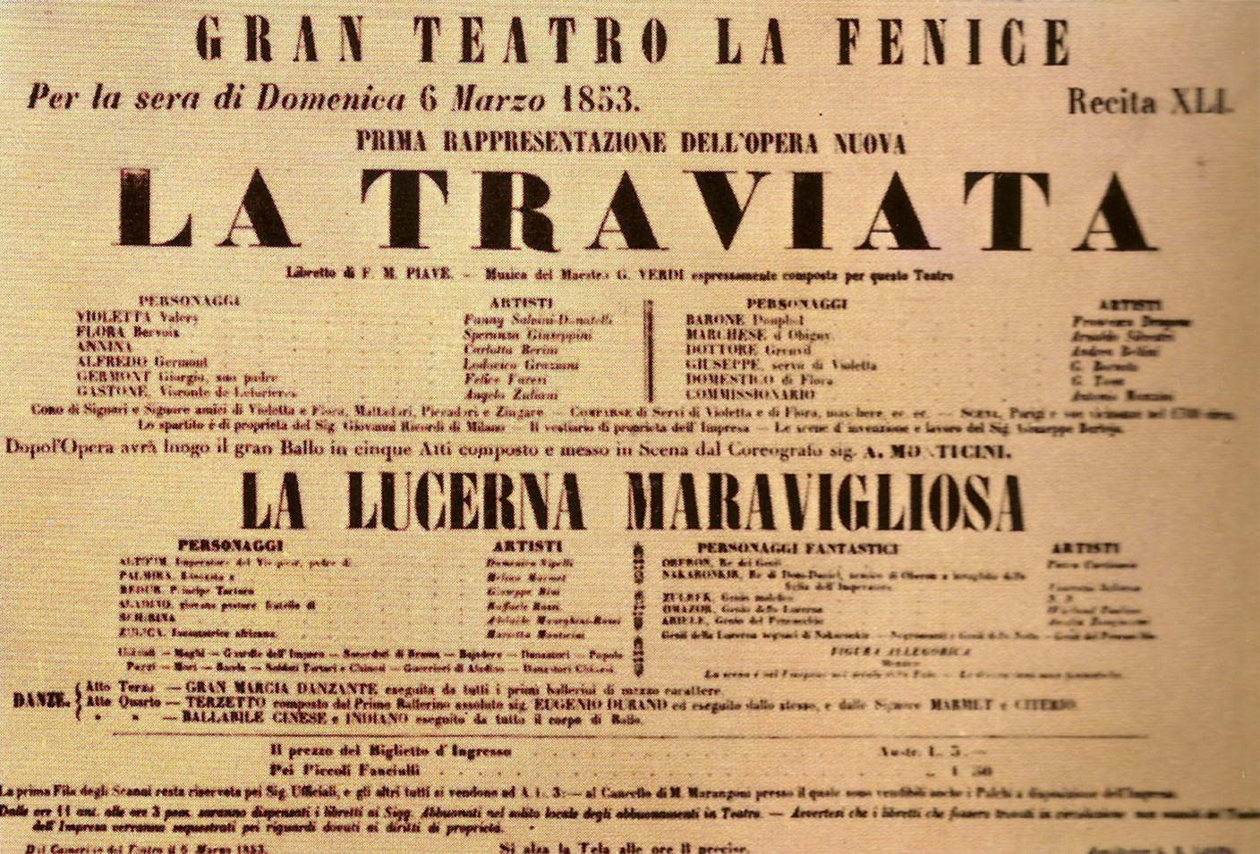 I segreti della Traviata di Giuseppe Verdi