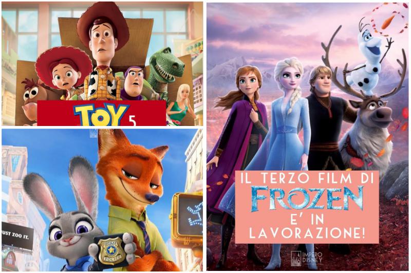 Disney annuncia Toy Story 5, Frozen 3 e Zootropolis 2