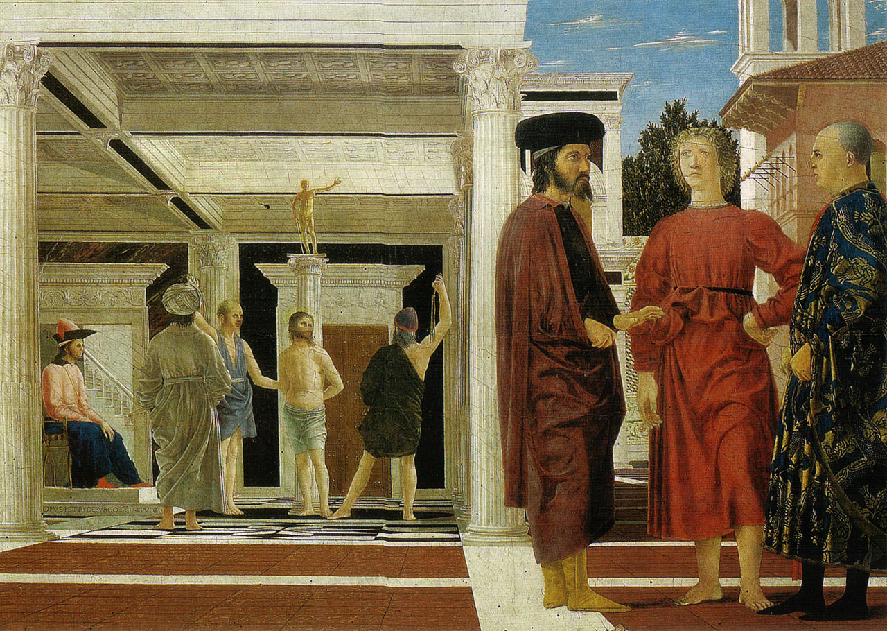 Il dipinto del 1450 - La Flagellazione di Cristo, capolavoro di Piero della Francesca