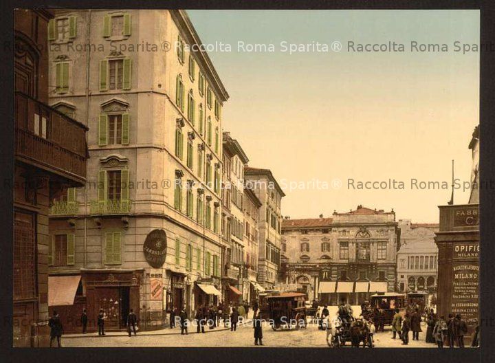 Piazza venezia, Roma, 1890