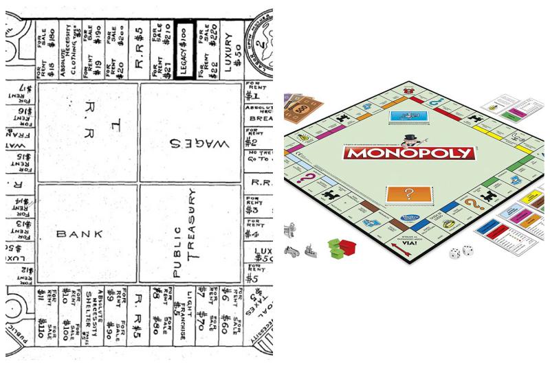 Monopoly ieri ed oggi