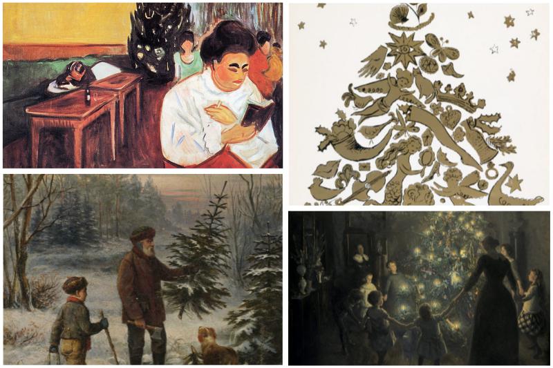 Da Andy Warhol a Edvard Munch, passando per Hans Andersen Brendekilde e Viggo Johansen: 15 alberi di natale dipinti dai grandi artisti degli ultimi due secoli