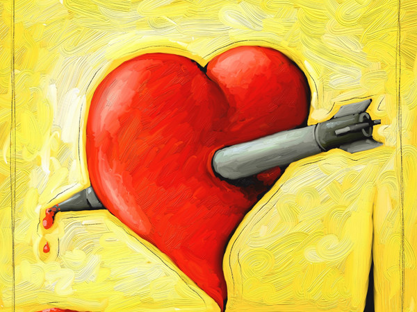 Amore e guerra, in mostra le illustrazioni romantiche e struggenti di Fabio Magnasciutti