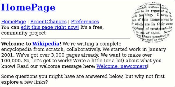 15 gennaio 2001: parte l'era di Wikipedia, curiosità e aneddoti