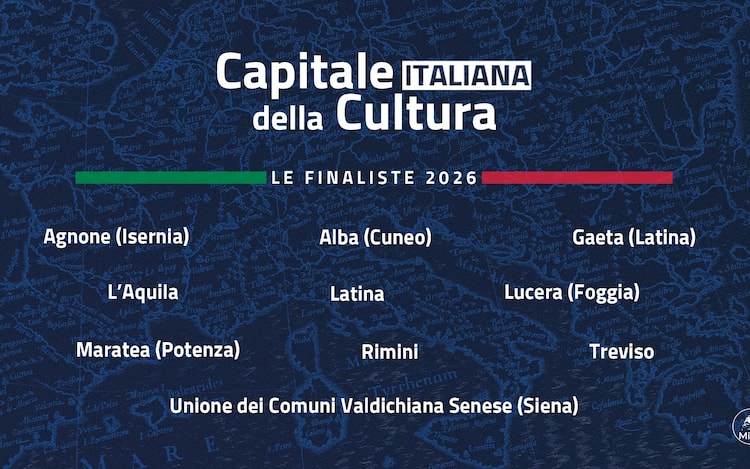 Capitale italiana della Cultura 2026, il 4 e 5 marzo le audizioni delle 10 città finaliste