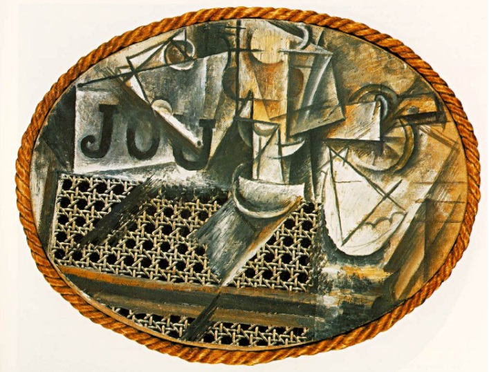 Il dipinto del 1912 – Il significato della Natura morta con sedia impagliata di Pablo Picasso