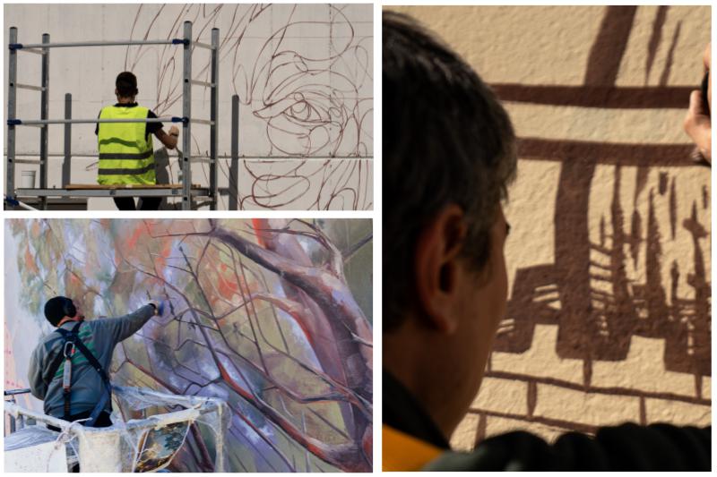 Arriva ad Ascoli Piceno l'arte urbana di UfoCinque, Vesod e Taquen