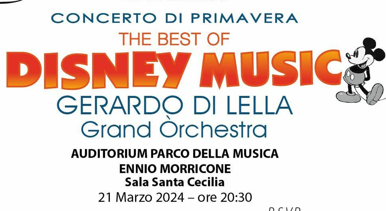 The best of Disney Music, la scaletta del concerto per i 100 anni di Disney