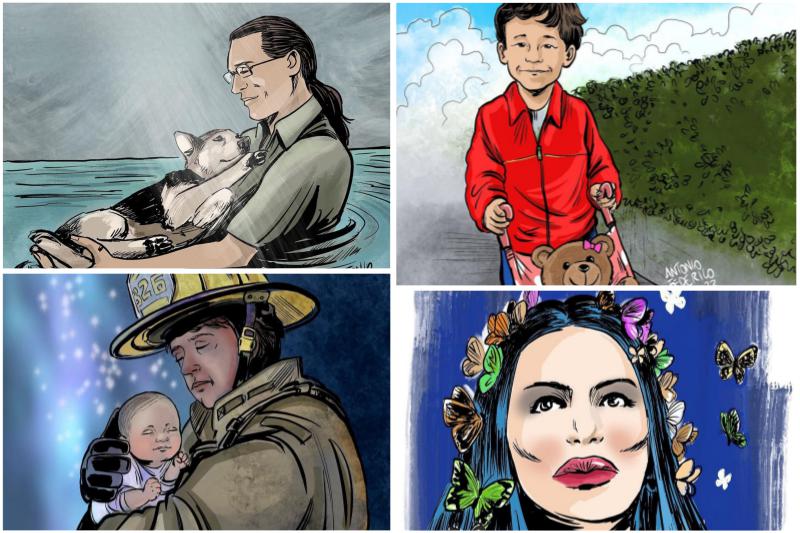 Trame umane, in via Margutta le opere di Umanità Illustrata tra segni e disegni