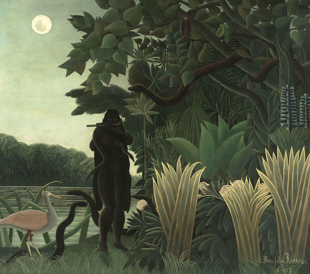 “L'incantatrice di serpenti” di Henri Rousseau“L'incantatrice di serpenti” di Henri Rousseau