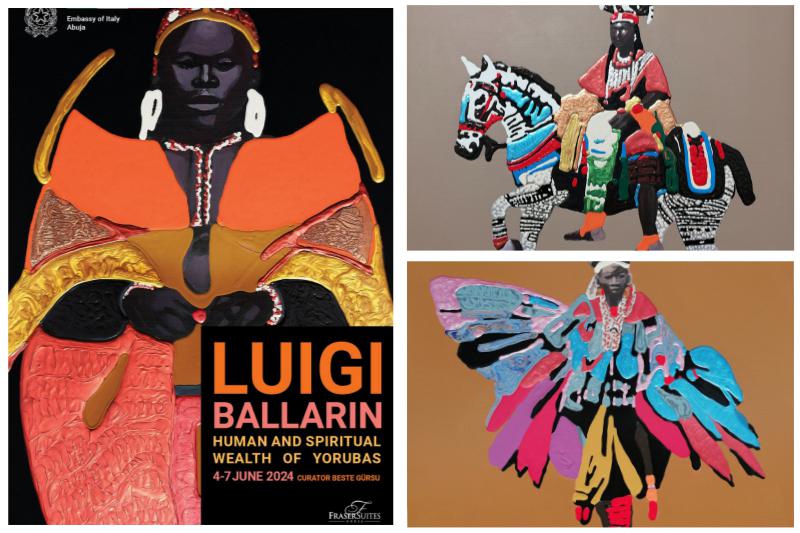 Apre in Nigeria la nuova mostra dell’artista veneziano Luigi Ballarin sull’antico popolo degli Yorubas