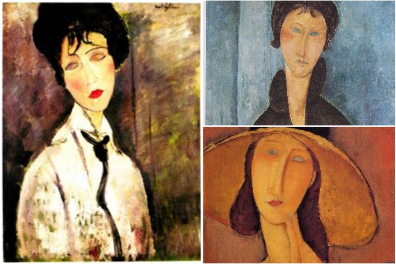 Arte e moda in tre opere di Amedeo Modigliani @Uozzart