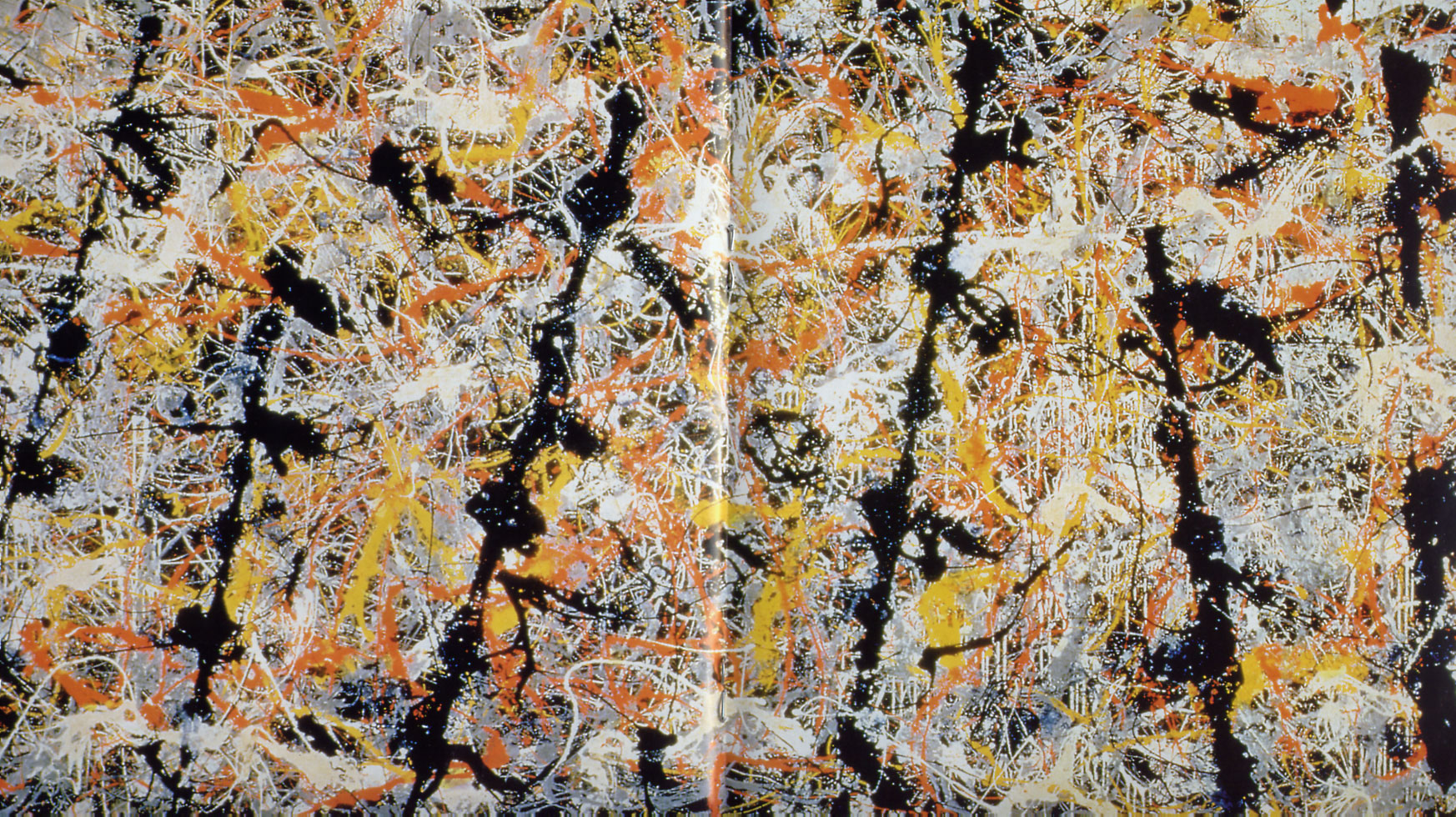 Il dipinto del 1952 - "Blue poles" di Jackson Pollock e la tecnica del drip painting @Uozzart