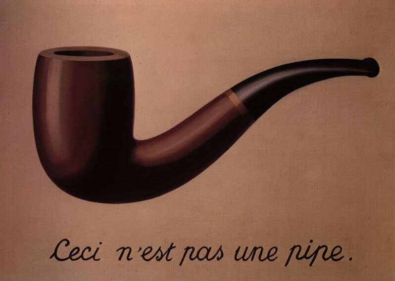 Il dipinto del 1929 - The Treachery of Images di René Magritte e il mistero della pipa @Uozzart