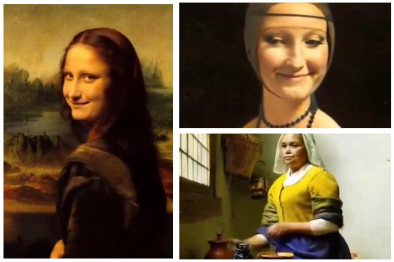 Se i grandi dipinti prendessero vita...