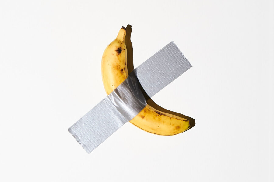 Come nasce la "Banana di Cattelan", tra arte e satira del mercato