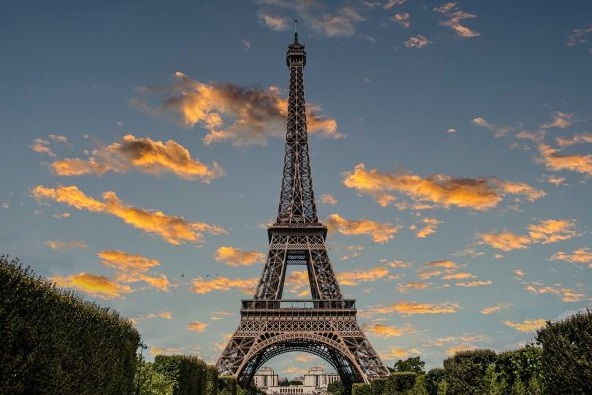La Torre Eiffel, costruita nel 1889 per l’Esposizione Universale di Parigi