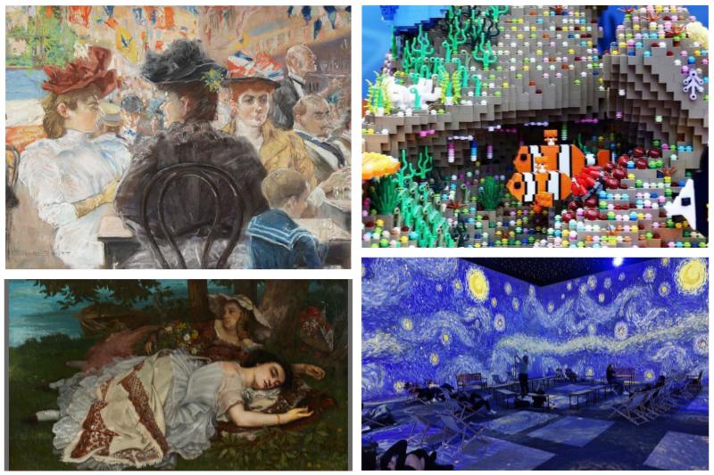 Da Courbet ai Lego, 5 mostre da non perdere a Napoli durante le feste