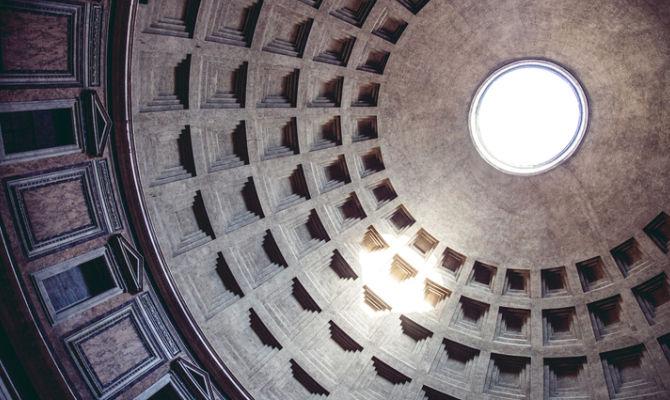 Lo sapevi che quello del Pantheon è davvero un oculo "perfetto"?