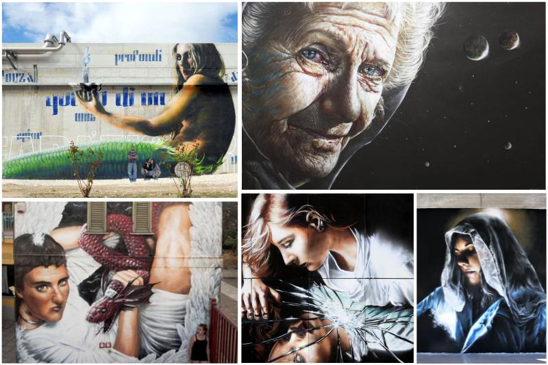 Neve, l'arte di strada che fonde classicismo e contemporaneità